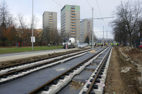 Monolit před zasypáním